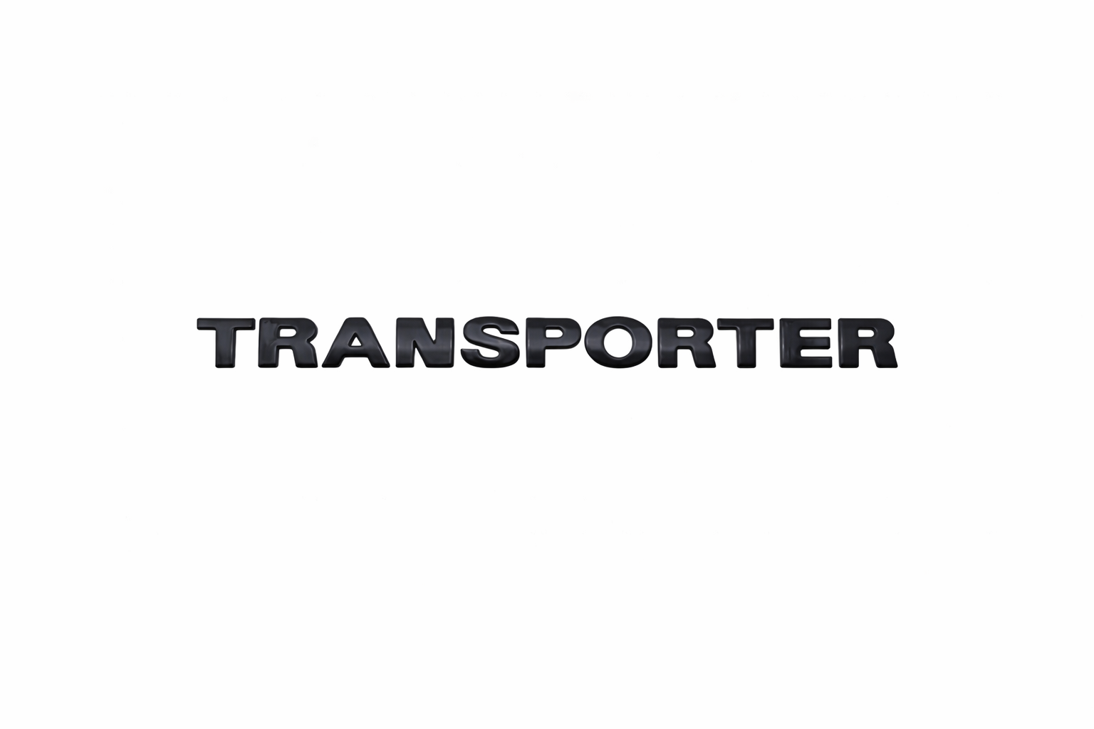 Transporter Glossyblack trunk emblem
