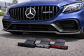 Mercedes AMG Grille Emblem Badge – Front Grill Clip (Black/Silver/Red)
