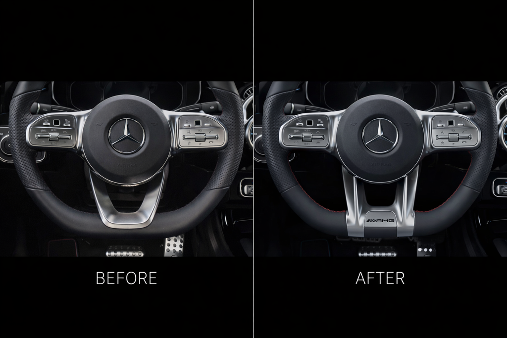 Mercedes AMG steering wheel (New edition)