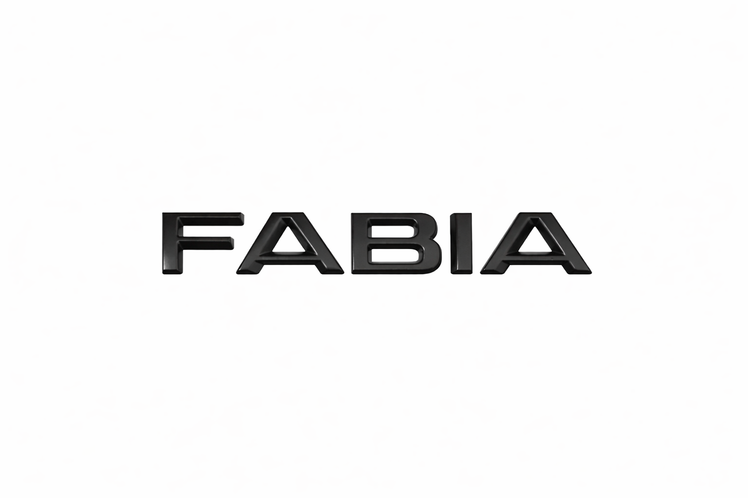 Black Skoda Fabia Trunk Emblem