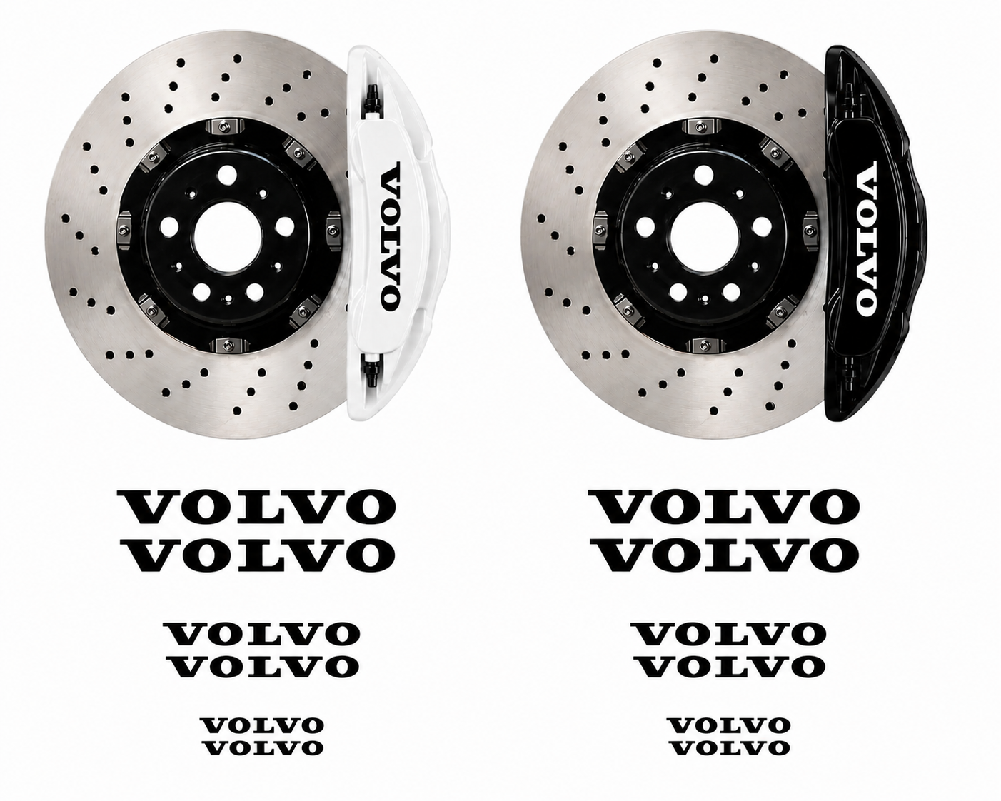 Volvo Brake Caliper Decal Kit 6-pack