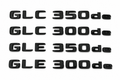 Mercedes-Benz Rear Trunk Emblem Badge Black Edition GLC GLE