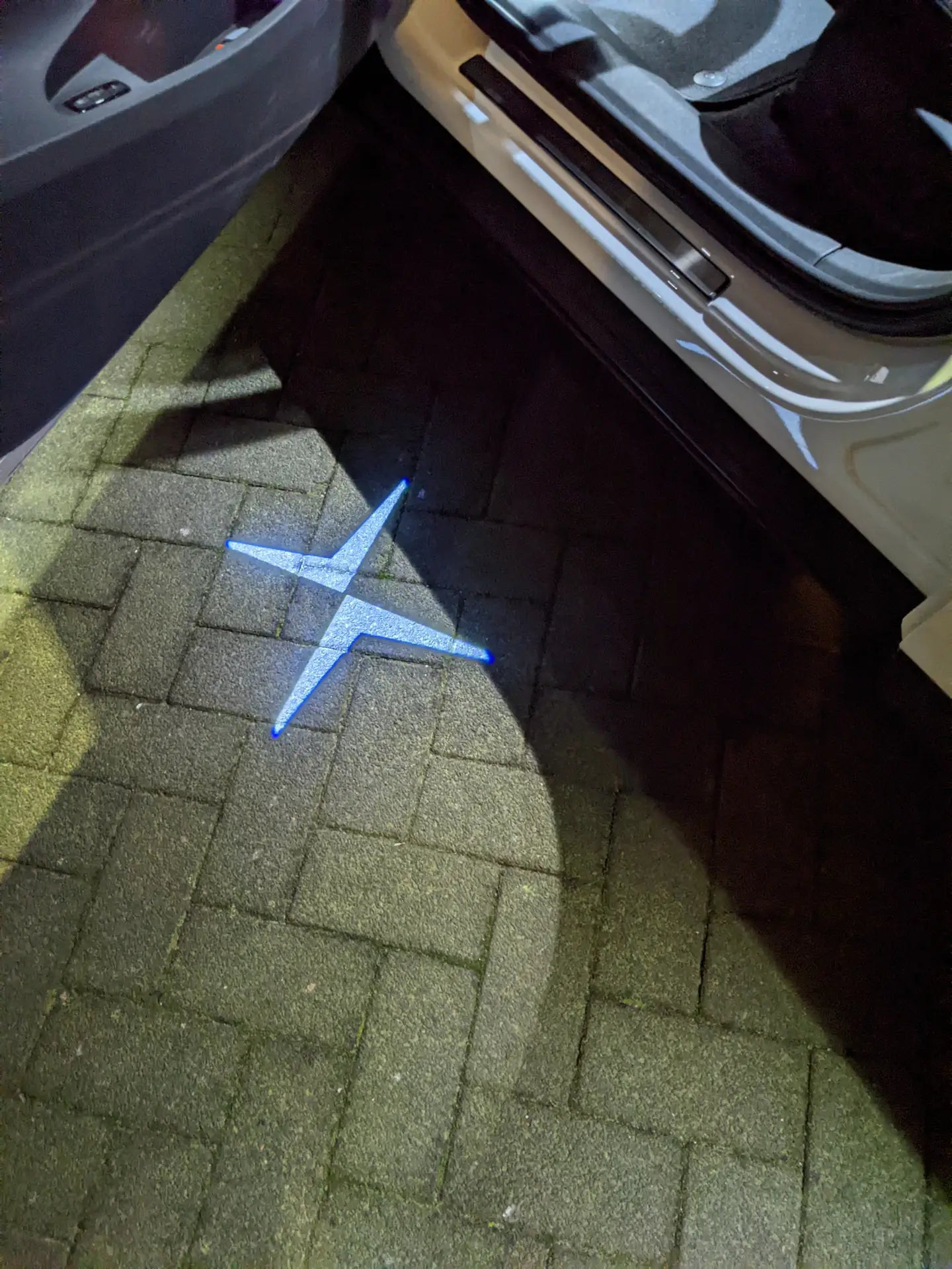 2pcs Polestar welcome door lights