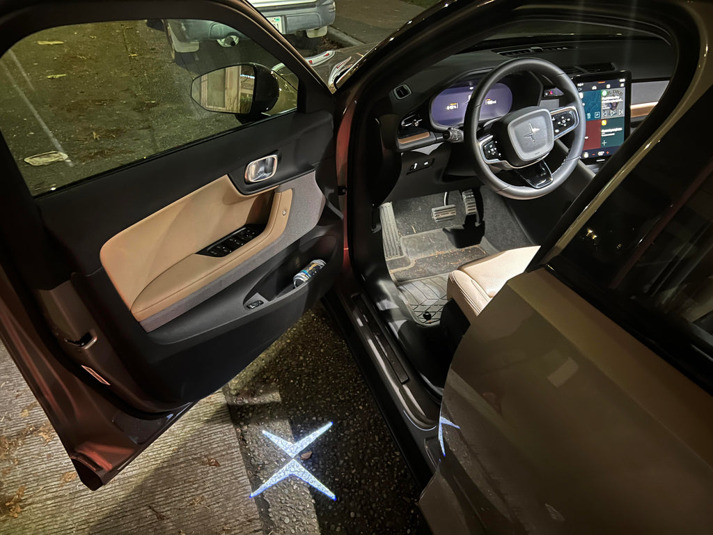 2pcs Polestar welcome door lights