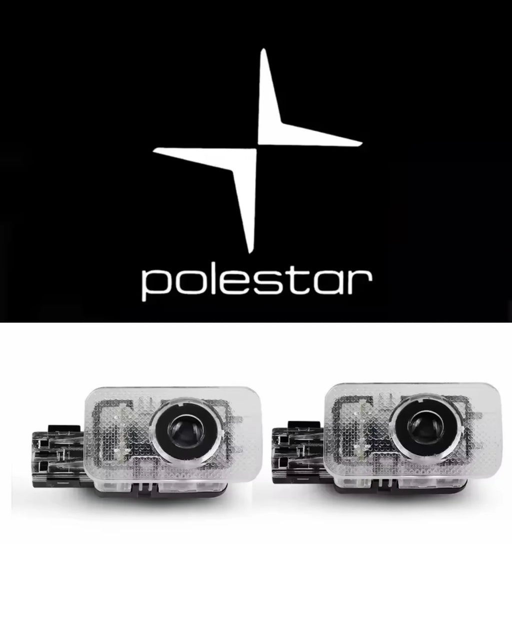 2pcs Polestar welcome door lights