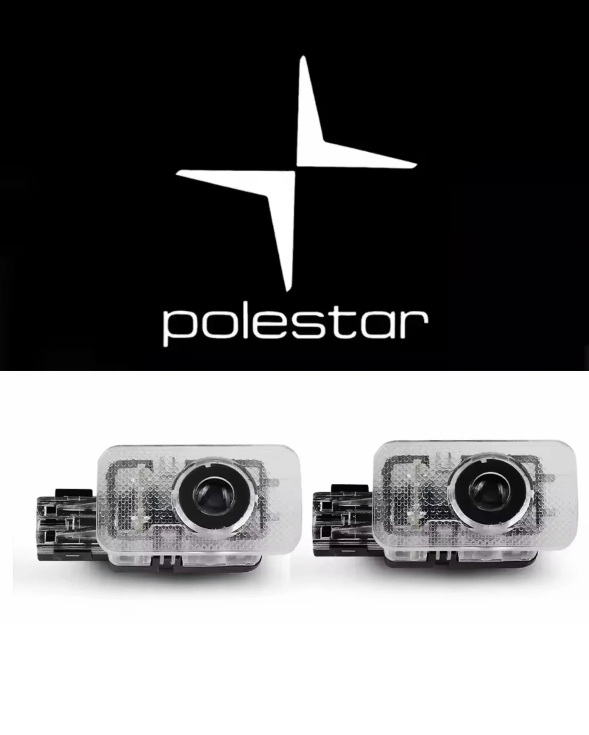 2pcs Polestar welcome door lights