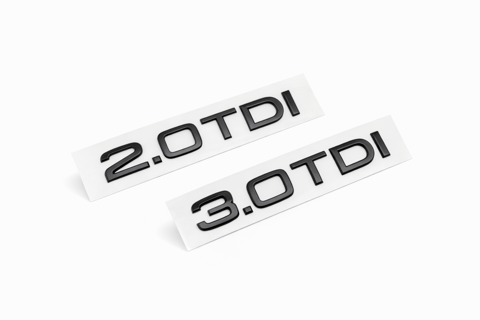 2.0TDI/3.0TDI Audi glossyblack emblems for trunk