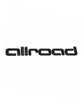 Audi Allroad glossyblack emblem for trunk
