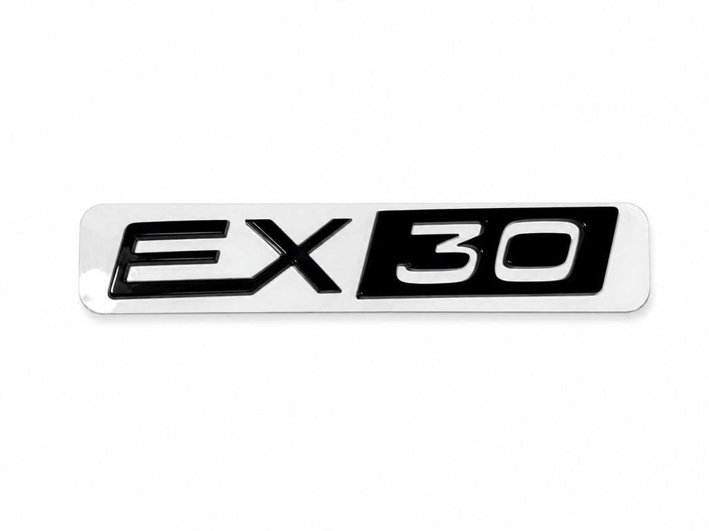Exclusive Volvo EX30/EX40 black emblem for trunk