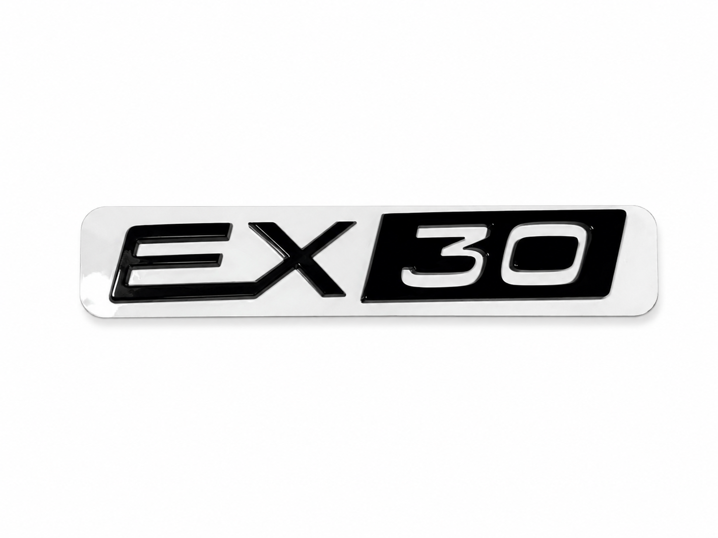 Exclusive Volvo EX30/EX40 black emblem for trunk