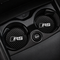 Audi RS Carbon Fiber Cup Pads (2PACK)