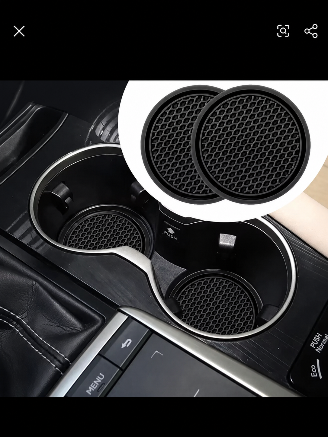 Universal Cup Pads Non-Slip Interior Protection Set (2PACK)