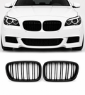 Gloss Black Double Slat Kidney Grille for BMW F10/F11/M5 (2010–2017)