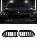 BMW X2 F39 2018–2023 Gloss Black Double-Slat Kidney Grille Set