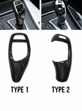 BMW ”Carbon Fiber” Style Gear Shift Cover Trim Fits Multiple Models