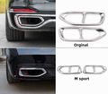 BMW 7 Series G11/G12 2016–2018 Black & Chrome Exhaust Tip Covers