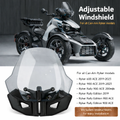 Adjustable Windshield for Can-Am Ryker – Smoke or Clear Finish