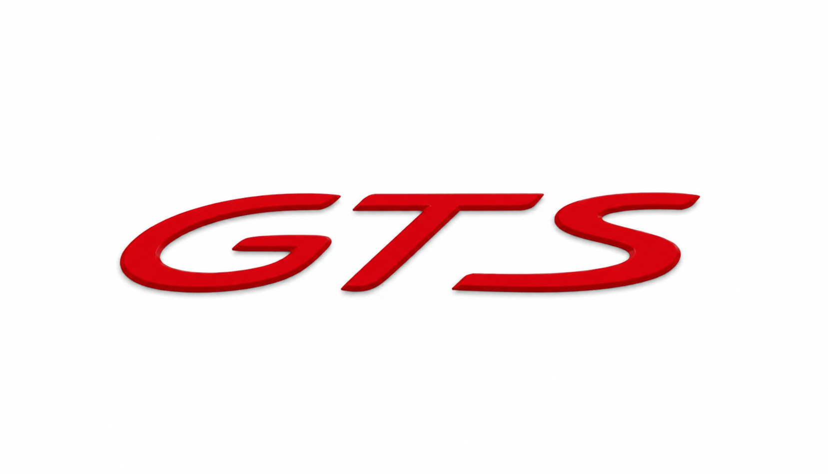 GTS Gloss Black/Red Emblem