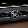 R-Design epoxy/gel decal for the radio button - Volvo