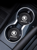 Skoda ”Carbon Fiber” Cup Pads (2PACK)