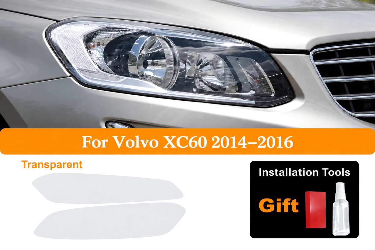 Pre-Cut Clear Headlight Protection Film for Volvo XC60 (2014–2016)