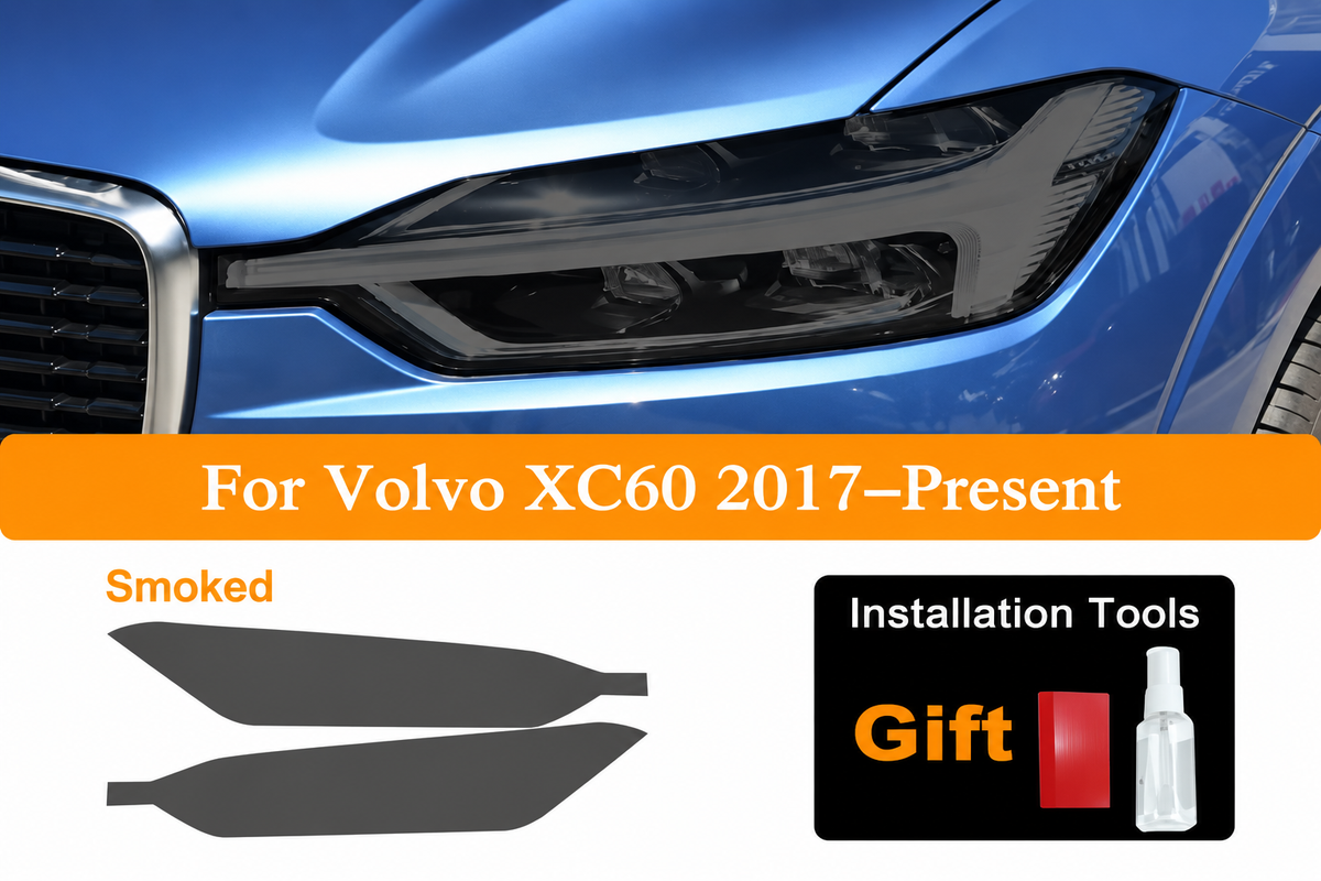 Pre-Cut Smoked Headlight Tint for Volvo XC60 (2017–Present)