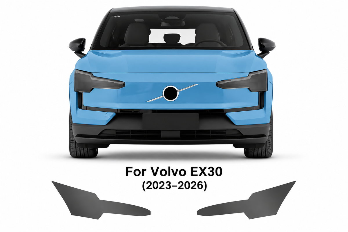 Pre-Cut Smoked Headlight Tint for Volvo EX30 (2023–2026)