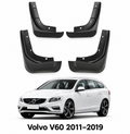Mud Flaps for Volvo V60 (2011–2019) – 4-Piece Set