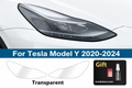 Pre-Cut Clear Headlight Protection Film for Tesla Model Y (2020–2024)