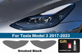 Pre-Cut Smoked Headlight Tint for Tesla Model 3 (2017–2023)