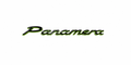 Panamera Black Letter Badge Emblem Green Base