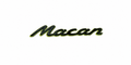 Macan Black Letter Badge Emblem Green Base