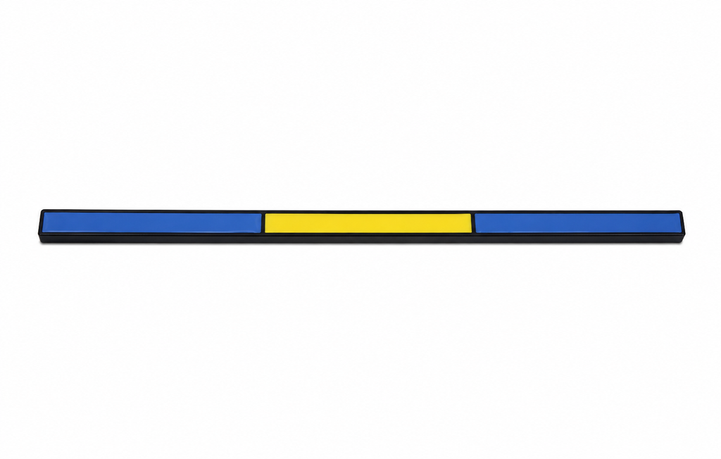 Swedish Flag Accent Strip – Blue & Yellow