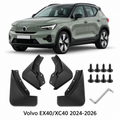 Mudflaps for Volvo EX40 / XC40 2024–2026 – 4-Piece Set Front & Rear