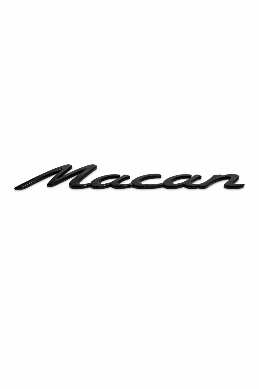 Macan Gloss Black Rear Emblem