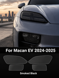 Smoked Black Headlight Protection Film – Porsche Macan EV 2024–2025 ( 4 PCS )