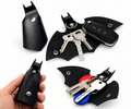 Batman-Inspired Leather Key Holder – Compact Key Organizer