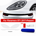 Transparent Front & Rear Light Protection Film Kit for Porsche Panamera 971 2017–Present