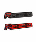 Volvo R-design emblem for trunk/fender - Multi colored