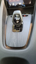 Polestar 2 Center Console Precut Vinyl Wrap - Wood/Brushed steel/Carbon fibre