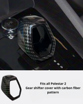 Exclusive Carbon Fiber Gear Shifter Cover – Fits Polestar 2