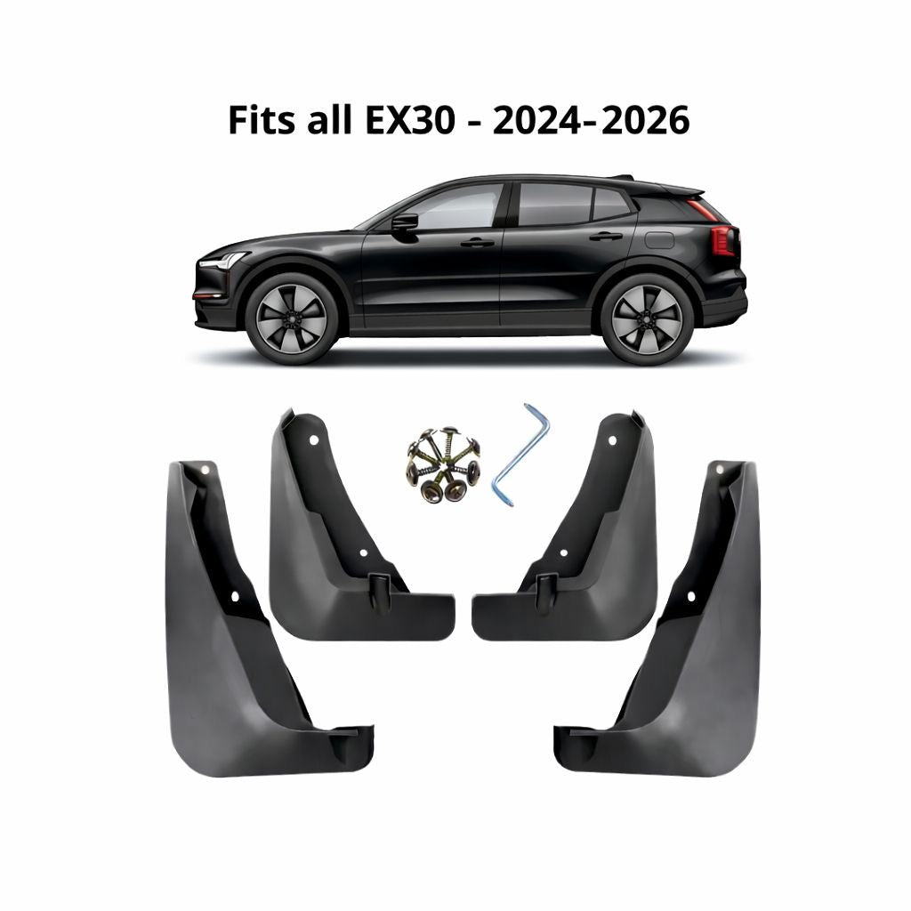 Mud Flaps 4-Piece Set for All EX30 2024-2026